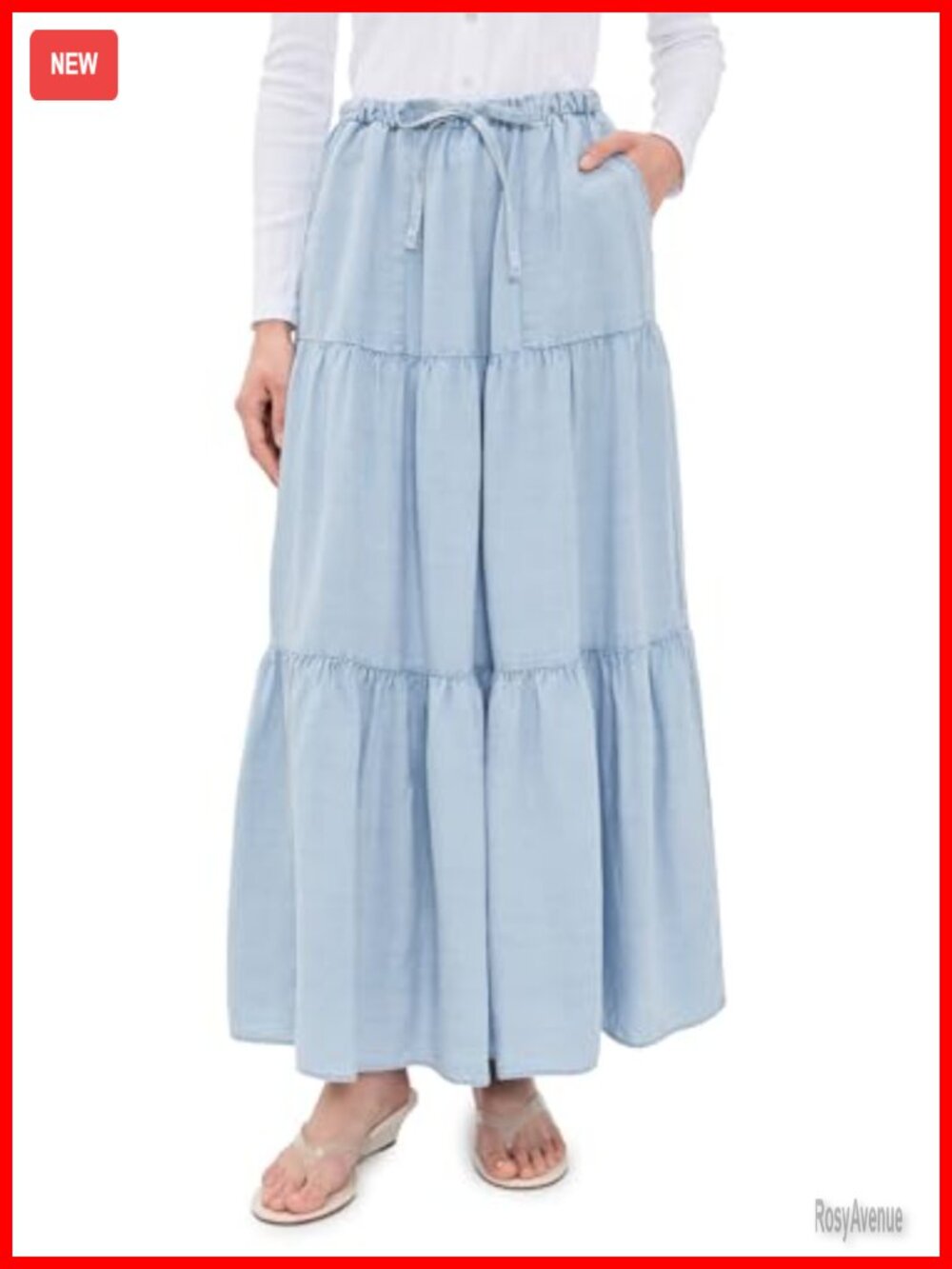 Splendid Melanie Chambray Skirt Wear to Work